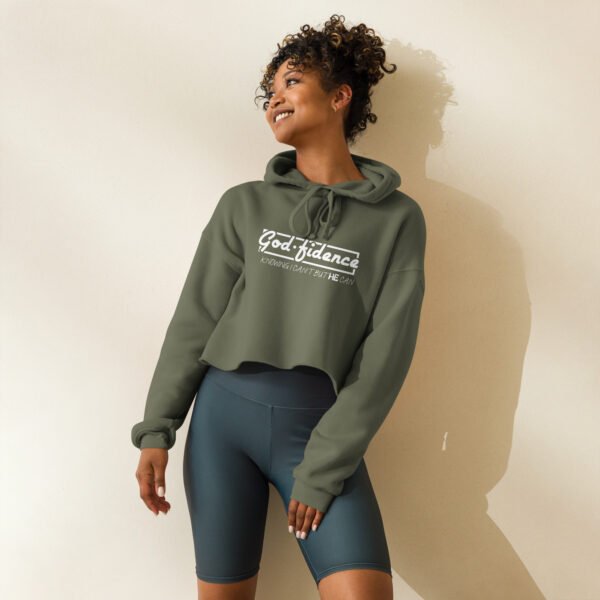 Godfidence Crop Hoodie - Image 2