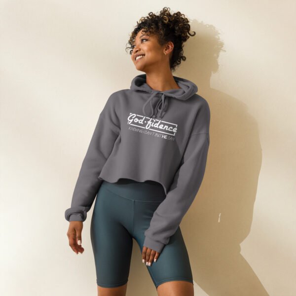 Godfidence Crop Hoodie - Image 3